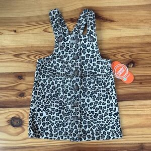 NWT Leopard Print Button-Up Dress Wonder Nation 18 month